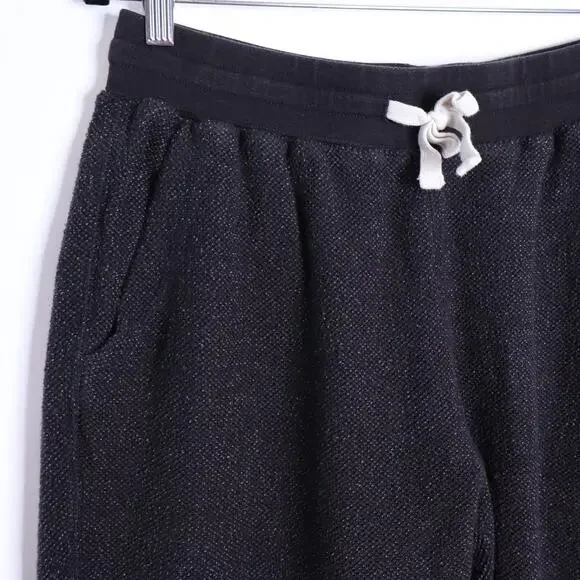 MARINE LAYER Textured Fleece Jogger Sweatpants Black Active Men's M